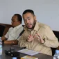 Wali Kota Padang, Fadly Amran menghadiri rapat koordinasi penanganan banjir bandang Padang di Kantor DPRD Padang, Selasa (16/12/2025). (Foto: Prokopim Padang)