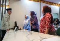 Menteri Haji dan Umrah RI Mochamad Irfan Yusuf atau Gus Irfan meninjau persiapan haji di DKI Jakarta. (Foto: Kemenaj)
