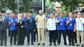 Wali Kota Padang, Fadly Amran usai peringatan HUT ke-51 Perumda Air Minum (AM) Padang, Selasa (30/12/2025) pagi. (Foto: Prokopim Padang)