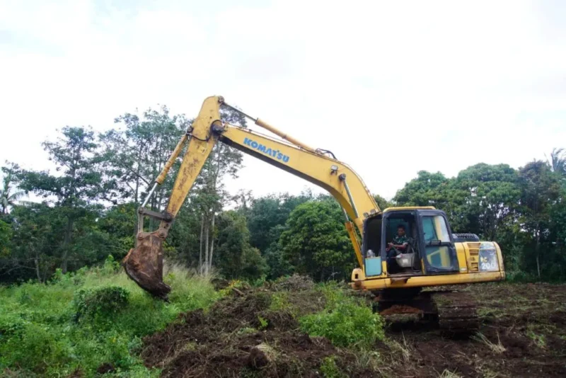 Pemkab Tanah Datar menyiapkan lahan seluas sekitar 2 hektare untuk pembangunan Huntap Terpadu bagi warga terdampak bencana hidrometeorologi. (Foto: Prokopim Tanah Datar)