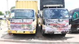 Ikatan Jurnalis Televisi Indonesia (IJTI) Koordinator Wilayah Sumatera menyalurkan bantuan logistik untuk para korban di wilayah bencana. (Foto: Ist)