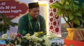 Kafilah Padang Panjang tampil di 26 cabang pada hari pertama MTQ Provinsi Sumbar ke-41 di Bukittinggi, Minggu (14/12/2025). (Foto: Kominfo Padang Panjang)