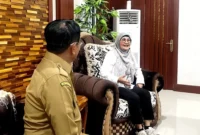Bupati Padang Pariaman John Kenedy Azis menerima audiensi BPBPK Sumbar, Senin (29/12/2025). (Foto: Kominfo Padang Pariaman)