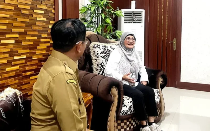 Bupati Padang Pariaman John Kenedy Azis menerima audiensi BPBPK Sumbar, Senin (29/12/2025). (Foto: Kominfo Padang Pariaman)