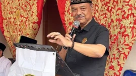 Ketua Umum DPP PKPS, Adi Karsyaf saat menyampaikan sambutan. (Foto: Dok. Humas PKPS)