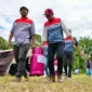Petugas Pertamina menyalurkan LPG untuk wilayah terdampak bencana di Sumut, Sumbar, dan Aceh. (Foto: Dok. Pertamina)