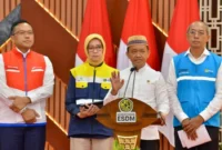 Menteri ESDM Bahlil dalam konferensi pers “Kesiapan Sektor ESDM Menghadapi Periode Nataru” di Kantor Kementerian ESDM, Jakarta, Jumat (19/12/2025). (Foto: Kementerian ESDM)