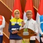 Menteri ESDM Bahlil dalam konferensi pers “Kesiapan Sektor ESDM Menghadapi Periode Nataru” di Kantor Kementerian ESDM, Jakarta, Jumat (19/12/2025). (Foto: Kementerian ESDM)