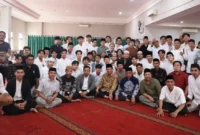 Menteri Agama Nasaruddin Umar dalam kegiatan Refleksi Akhir Tahun dan Doa Bersama di Perguruan Tinggi Ilmu Al-Qur’an (PTIQ), Jakarta, Jumat (26/12/2025). (Foto: Kemenag/Hilman Fauzi)
