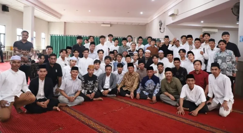 Menteri Agama Nasaruddin Umar dalam kegiatan Refleksi Akhir Tahun dan Doa Bersama di Perguruan Tinggi Ilmu Al-Qur’an (PTIQ), Jakarta, Jumat (26/12/2025). (Foto: Kemenag/Hilman Fauzi)