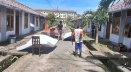 Pemko Padang menyiapkan 80 unit rumah khsusu di Koto Tangah sebagai hunian sementara korban banjir bandang. (Foto: Diskominfo Padang)