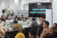 Wakil Wali Kota Padang, Maigus Nasir saat Rapat Koordinasi Evaluasi Akhir Masa Tanggap Darurat Bencana. (Foto: Diskominfo Padang)