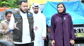 Wali Kota Padang Fadly Amran menerima kunjungan Wakil Duta Besar (Dubes) Uni Emirat Arab (UEA), Mrs. Shaima Al Hebsi, Jumat (12/12). (Foto: Prokopim Padang)