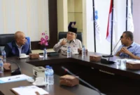 Wakil Wali Kota Padang, Maigus Nasir dalam kunjungannya ke Kantor Balmon Spektrum Frekuensi Radio Kelas II Padang, Selasa (9/12/2025). (Foto: Prokopim Padang)
