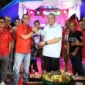 Wali Kota Pariaman Yota Balad mengapresiasi Anniversary ke-9 Innova Community Sumbar dan peluncuran logo baru di Kota Pariaman, Sabtu (17/1/2026). (Foto: Kominfo Kota Pariaman)