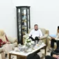 Wali Kota Padang, Fadly Amran menerima audiensi Kepala Kantor Kementerian Haji dan Umrah Kota Padang, Zulfahmi di Kediaman Resmi Wali Kota, Rabu (21/1/2026). (Foto: Prokopim Padang)