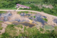 Kementerian ESDM mengamankan sekitar 50.000 ton batubara tak bertuan di Kutai Kartanegara, Kalimantan Timur. (Foto: Kementerian ESDM)