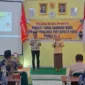 
Siswa SMAN 2 Painan mendengarkan paparan dari narasumber saat deklarasikan pengawas partisipatif muda. (Foto: Dok. Humas Bawaslu)