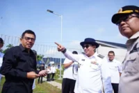 Bupati Tanah Datar Eka Putra menerima kunjungan Staf Khusus BUMN, Khairul Jasmi, Rabu (21/1/2026). (Foto: Prokopim Tanah Datar)
