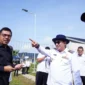 Bupati Tanah Datar Eka Putra menerima kunjungan Staf Khusus BUMN, Khairul Jasmi, Rabu (21/1/2026). (Foto: Prokopim Tanah Datar)