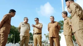 Bupati Solsel, Khairunas menekankan pentingnya Program Satu Data sebagai fondasi pembangunan tepat sasaran. (Foto: Humas Pemkab Solsel)