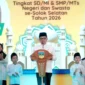 Bupati Solsel, H. Khairunas menyampaikan sambutan dalam acara Lomba Cerdas Qur'an, Jumat (2/1/2026). (Foto: Humas Pemkab Solsel)
