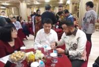 Wali Kota Padang Fadly Amran menerima delegasi Guangdong di Rumah Gadang Baiturrahmah, Senin (19/1/2026) malam. (Foto: Diskominfo Padang)