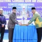 Wakil Wali Kota Bukittinggi, Ibnu Asis membuka secara resmi Festival Cerdas Qur’an SD Negeri se-Kota Bukittinggi 2026 di Aula RRI Kota Bukittinggi, Kamis (29/1/2026). (Foto: Diskominfo Bukittinggi)