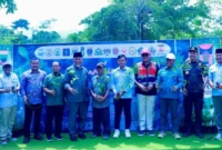 Penanaman perdana Gerakan Sejuta Pohon untuk Sumbar di kawasan Pemandian Jembatan Sitapuang, Kelurahan Balai Gadang, Kecamatan Koto Tangah, Kamis (22/1/2026). (Foto: Diskominfo Padang)