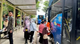 Tarif Trans Padang dan angkot dipastikan tidak mengalami kenaikan saat Lebaran. (Foto: Diskominfo Padang)