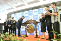 Wali Kota Padang, Fadly Amran membuka Inaugurasi JCI West Sumatera Tahun 2026 di The ZHM Premiere Hotel, Sabtu (10/1/2026). (Foto: Prokopim Padang)