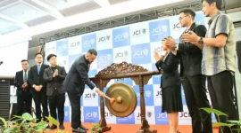 Wali Kota Padang, Fadly Amran membuka Inaugurasi JCI West Sumatera Tahun 2026 di The ZHM Premiere Hotel, Sabtu (10/1/2026). (Foto: Prokopim Padang)