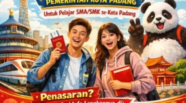 Pemko Padang membuka peluang beasiswa kuliah ke China lewat International Education Exhibition 2026 yang digelar pada 20-23 Januari 2026. (Foto: Prokopim Padang)