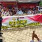 Kak Seto saat menyampaikan sambutan, sekaligus berkomunikasi dengan anak-anak di pengungsian. (Foto: Dok. Kominfo)