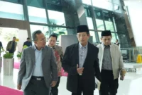 Menteri Agama Nasaruddin Umar di Bandara Soekarno-Hatta Tangerang sebelum keberangkatan ke Mesir, Minggu (18/1/2026). (Foto: Kemenag/Amirul Ikhsan)