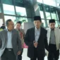 Menteri Agama Nasaruddin Umar di Bandara Soekarno-Hatta Tangerang sebelum keberangkatan ke Mesir, Minggu (18/1/2026). (Foto: Kemenag/Amirul Ikhsan)
