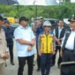 Menteri PU RI, Dody Hanggodo didampingi Gubernur Mahyeldi meninjau ruas jalan Malalak–Bukittinggi di Kabupaten Agam, Rabu (28/1/2026). (Foto: ADPSB)