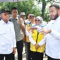 Wali Kota Padang, Fadly Amran mendampingi Menteri PU, Dody Hanggodo meninjau IPA Gunung Pangilun milik Perumda AM Kota Padang, Jumat (30/1/2026). (Foto: Prokopim Padang)