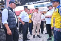 Menteri Pekerjaan Umum (PU) Dody Hanggodo meninjau kondisi Pasar Payakumbuh, Rabu (28/01/2026). (Foto: MC Payakumbuh)