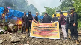 Tim Terpadu Pencegahan dan Penertiban PETI Sumbar menemukan satu unit alat berat di kawasan Muaro Tambangan, Kecamatan Duo Koto, Kamis (15/1/2026). (Foto: ADPSB)