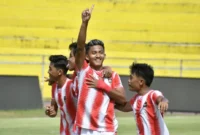 PSP Padang berhasil menaklukkan PSLA Sicincin dengan skor telak 6-1 di laga penyisihan Liga 4 Sumbar yang digelar di Stadion H Agus Salim, Kamis (29/1/2026). (Foto: Diskominfo Padang)