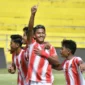 PSP Padang berhasil menaklukkan PSLA Sicincin dengan skor telak 6-1 di laga penyisihan Liga 4 Sumbar yang digelar di Stadion H Agus Salim, Kamis (29/1/2026). (Foto: Diskominfo Padang)