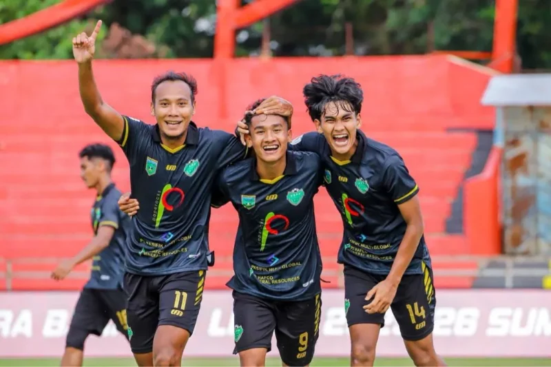 PSPP Padang Panjang menang telak atas Batang Anai FC 5-0 di laga perdana Liga 4 Sumbar 2026 di Stadion Haji Agus Salim Padang, Kamis (22/1/2026). (Foto: Kominfo Padang Panjang)