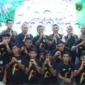 Pemko Padang Panjang melepas tim sepak bola PSPP untuk berlaga di Liga 4 Sumbar musim 2025/2026, Selasa (21/1/2026) malam. (Foto: Kominfo Padang Panjang)