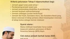 Pelunasan Bipih Tahap II resmi dibuka Kemenhaj mulai 2 Januari 2026. (Foto: Kemenhaj)