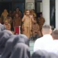 Wali Kota Pariaman Yota Balad membuka Latsar CPNS 2026 Kota Pariaman di Halaman Balai Kota Pariaman, Senin (19/1). (Foto: Kominfo Kota Pariaman)