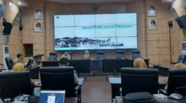 Pemko Padang menggelar Sosialisasi dan Pendampingan Penggunaan TTE di Ruang Rapat Abu Bakar Jaar, Balai Kota Aie Pacah, Selasa (6/1/2026). (Foto: Diskominfo Padang)