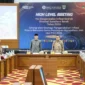 Wakil Wali Kota Pariaman, Mulyadi menghadiri High Level Meeting (HLM) TPID Sumbar 2026 di Aula Anggun Nan Tongga Kantor Perwakilan Bank Indonesia, Kamis (22/1). (Foto: Kominfo Kota Pariaman)