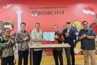 Wali Kota Pariaman Yota Balad dan Direktur Utama PT NDS Darmadi usai penandatanganan nota kesepahaman di Jakarta, Kamis (22/1/2026). (Foto: Kominfo Kota Pariaman)
