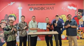 Wali Kota Pariaman Yota Balad dan Direktur Utama PT NDS Darmadi usai penandatanganan nota kesepahaman di Jakarta, Kamis (22/1/2026). (Foto: Kominfo Kota Pariaman)